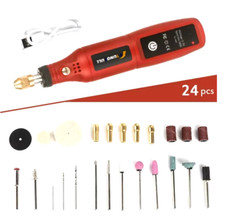 Mini Cordless Electric Rotary tool bit set Mill Grind Polish Drill fit dremel .