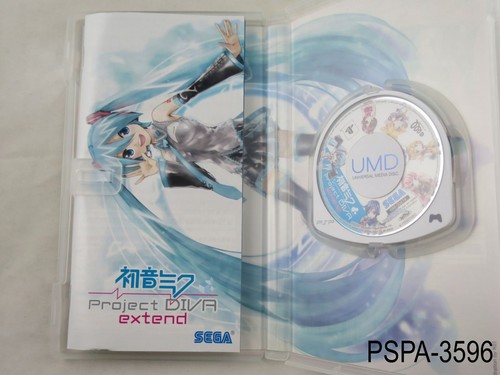 Project Diva Extend PSP Japanese Import Hatsune Miku Vocaloid Japan US Seller A - Picture 2 of 4