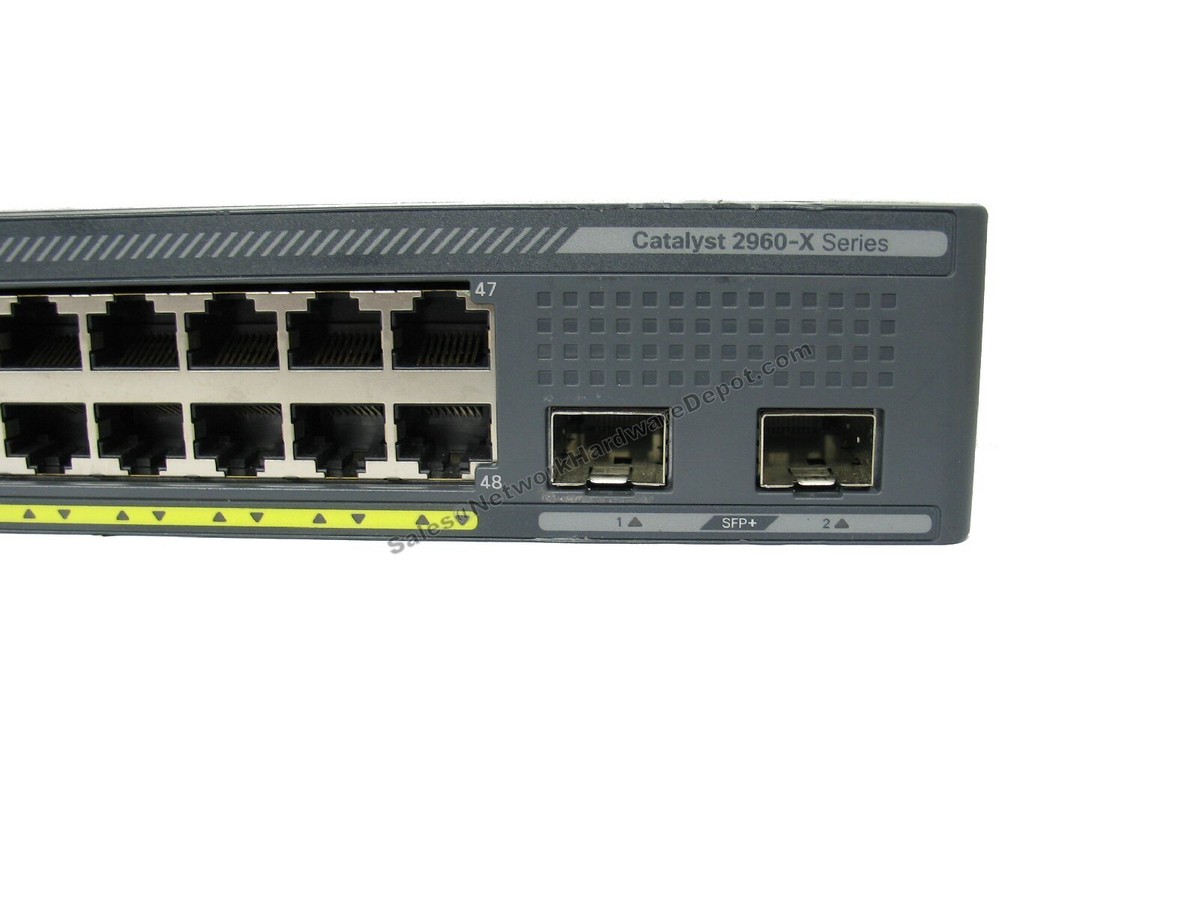 Cisco WS-C2960X-48FPD-L *GENUINE* 2960X 48-Port Gigabit PoE+ - 1