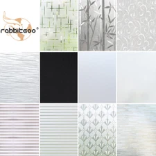 Rabbitgoo Frosted Window Film Pricacy Static Cling Glass Sticker Anti-UV Vinyl