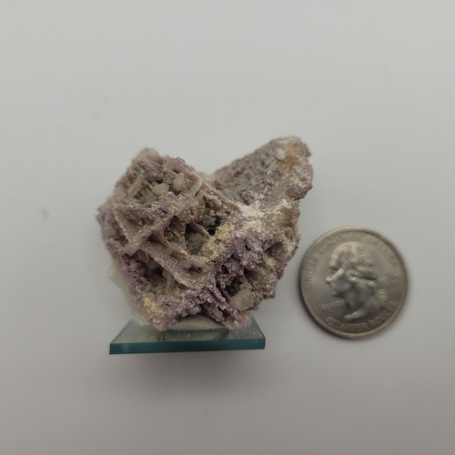 Cristal Cookeite 40 g 3,7 cm Maine EE. UU. Clorito púrpura Muestra mineral Tammenin - Imagen 3 de 9
