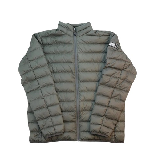 Eddie Bauer Herren Gr. Medium Jacke Daunen Packbar Leicht Grün/Schokolade - Bild 8 von 17
