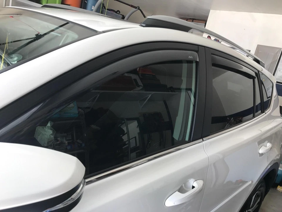 Protector de lluvia AVS montaje en canal viseras de ventilación pantalla para Toyota Rav4 2013-2018 Foto 4 de 4