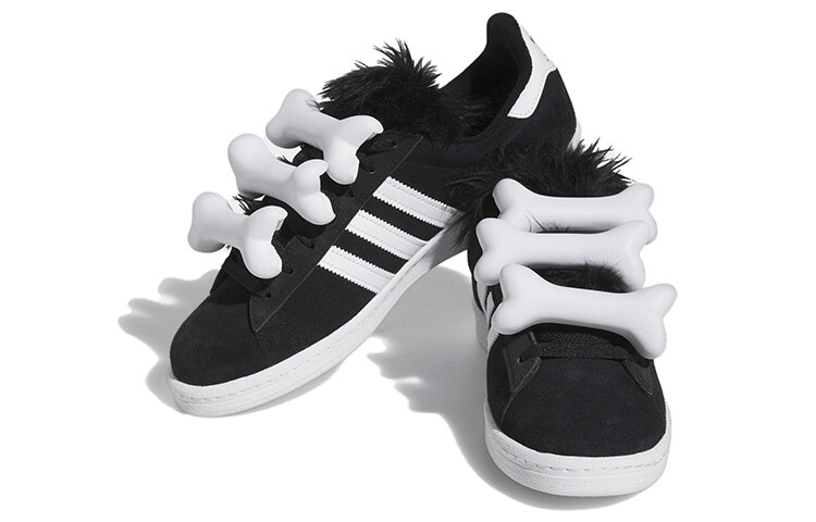 Size 10.5 - adidas Jeremy Scott x Campus 80s Bones - Black