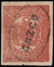Peru Cuzco 3 1881/85 Arequipa Stamps 1882- 85 Overprint MH