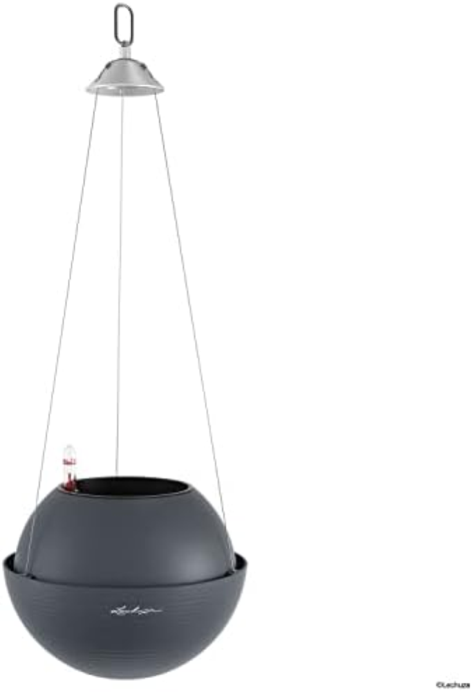 Lechuza VASO ROTONDO BOLA COLOR 23 Con sospensione New 2022 (MARRONE SABBIA)