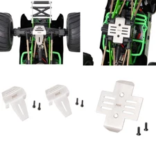 Upgrades Metal Chassis Axle Guard Skid Plate Set for LOSI 1/18 Mini LMT RC Car