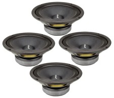 4x PRV Audio 8MR450A 8  Mid-Range Loudspeaker Replacement Speaker Woofer 450W
