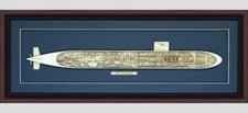 Cutaway Model of Submarine USS Los Angeles (SSN-688) - Made in the USA
