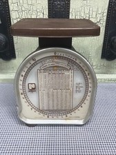 Pelouze Model Y-10 Tabletop Scale 10 Lb 1981 Portable Small Brown Art Deco