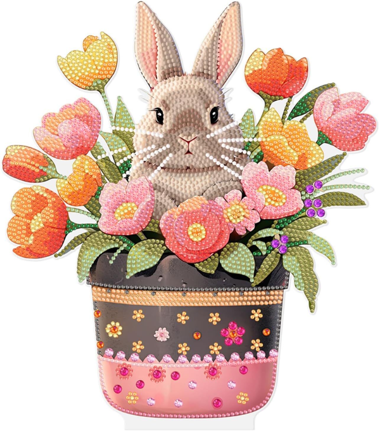 DIY Diamond Painting Easter Egg Rabbit Pendant Crystal Rhinestone Painting Kits