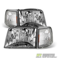 4pc 1993-1997 Ford Ranger Headlights Corner Signal Light Headlamps Replacement 4pc 1993-1997 Ford Ranger Headlights Corner Signal Light Headlamps Replacement