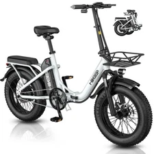 Hikeep Electric Folding Bike Peak 500W 48V 16"  Bicycle E-City Bike Adult eBikes