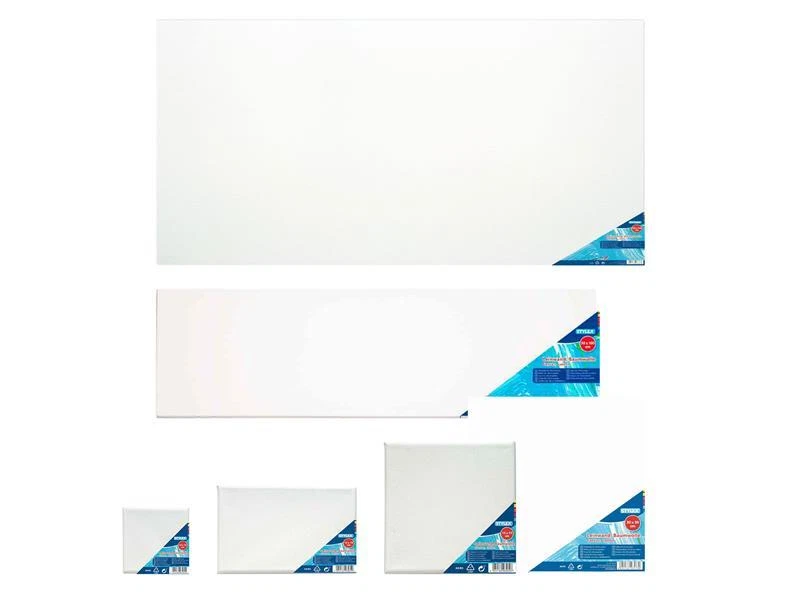 STYLEX Leinwand auf Keilrahmen Baumwolle Leinwände Malen verschiedene Größen Panorama