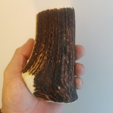 264.RED DEER HORN BLANK.KNIFE HANDLE MATERIAL.(NATURAL).