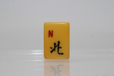 Bakelite MAH JONG TILE North Butterscotch   V...