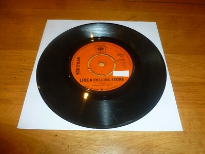 BOB DYLAN - Like A Rolling Stone - 1965 UK 2-track 7'' Vinyl Single