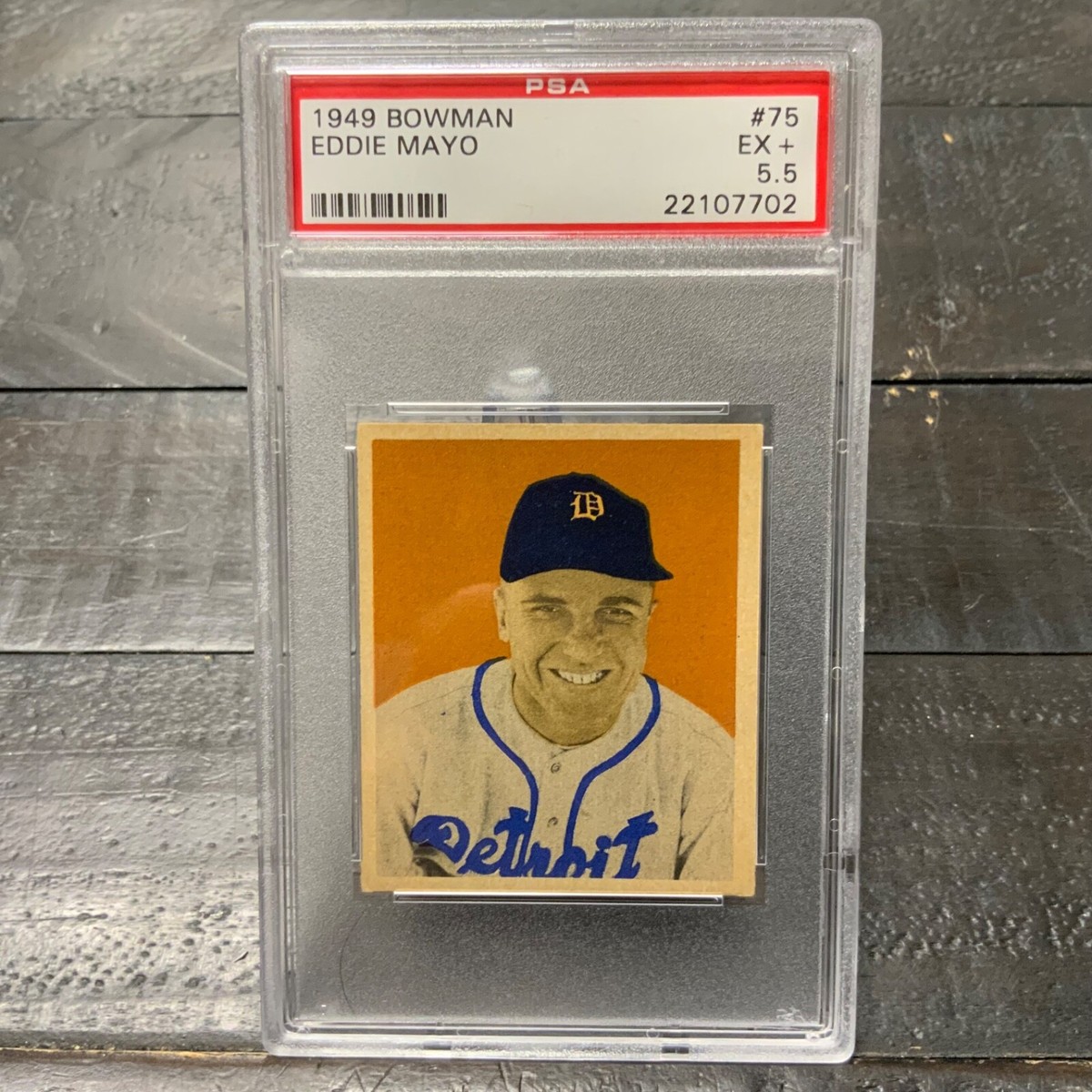 1949 Bowman Eddie Mayo #75 *Tigers* PSA 5.5 EX+ | eBay