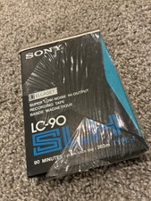 SONY ELCASET TAPE LC-90 SLH 90 MINUT TYP I - SUPER NISKI POZIOM HAŁASU WYSOKA WYDAJNOŚĆ NOWA