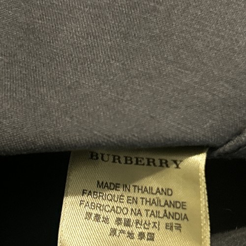 Burberry Brit Long Sleeve Shirt Men M Gray With Pockets - Picture 8 of 9