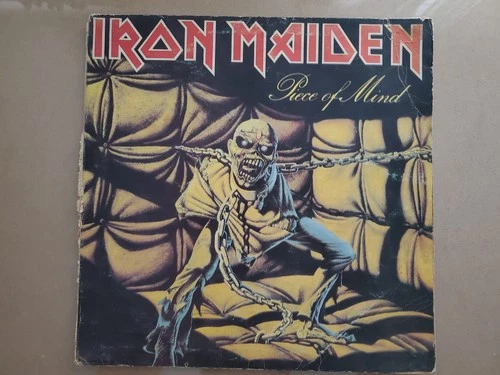 IRON MAIDEN "PIECE OF MIND"  VERY RARE LP FROM PERU