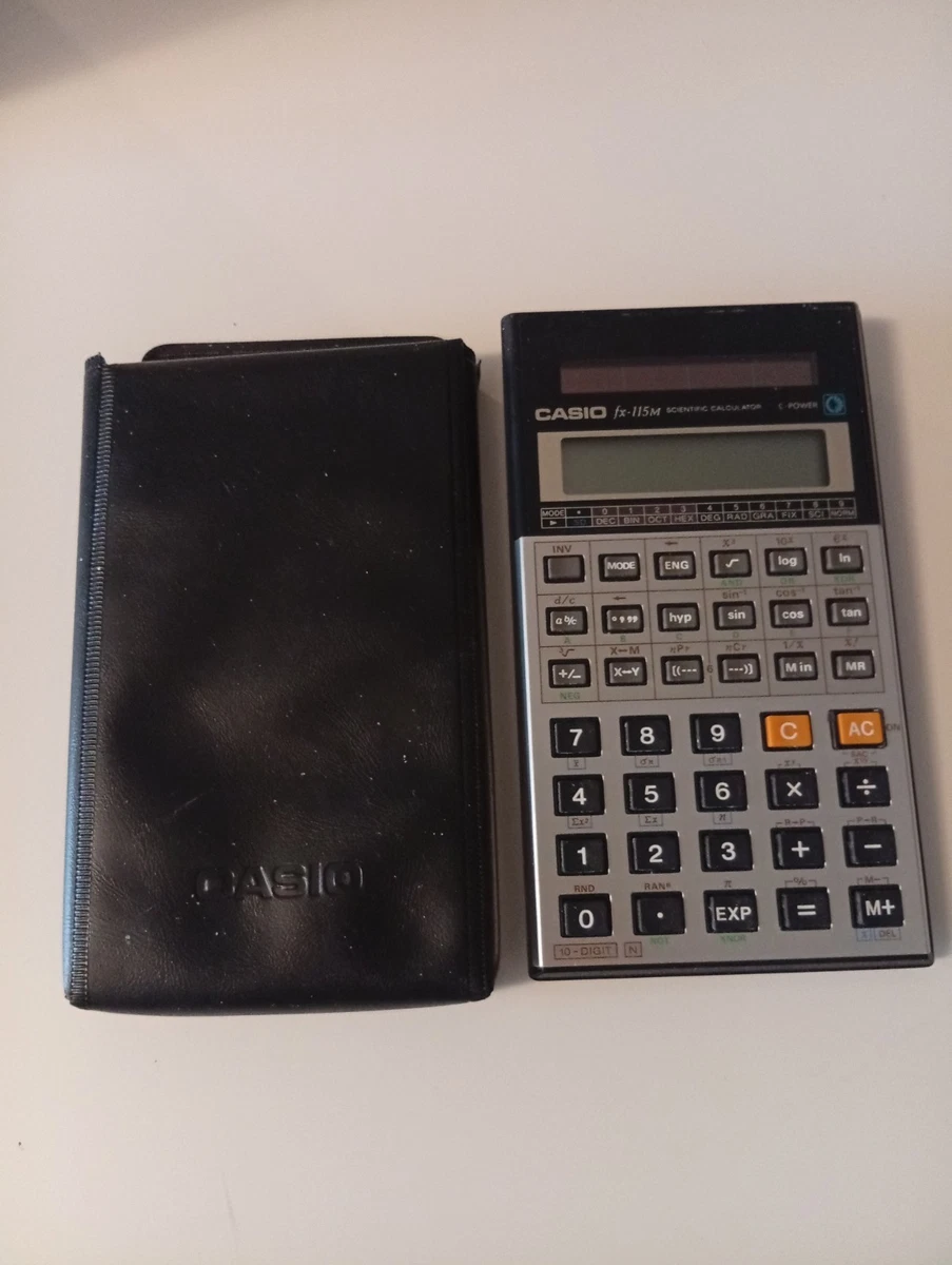 Calculatrice Casio TH-8gn Crystal Cal – Solaire, Vintage 80s