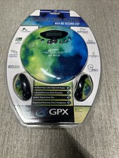 GPX Portable CD Compact Disc Player Disman DBBS 60 Second ESP 20 Track READ