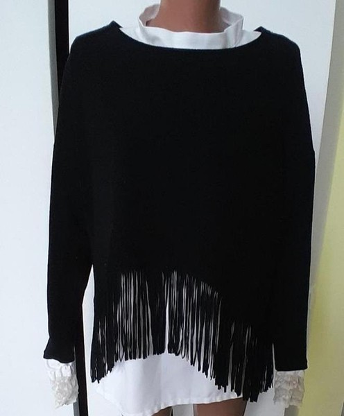 Women Joseph Ribkoff Sweater Black Viscose 42