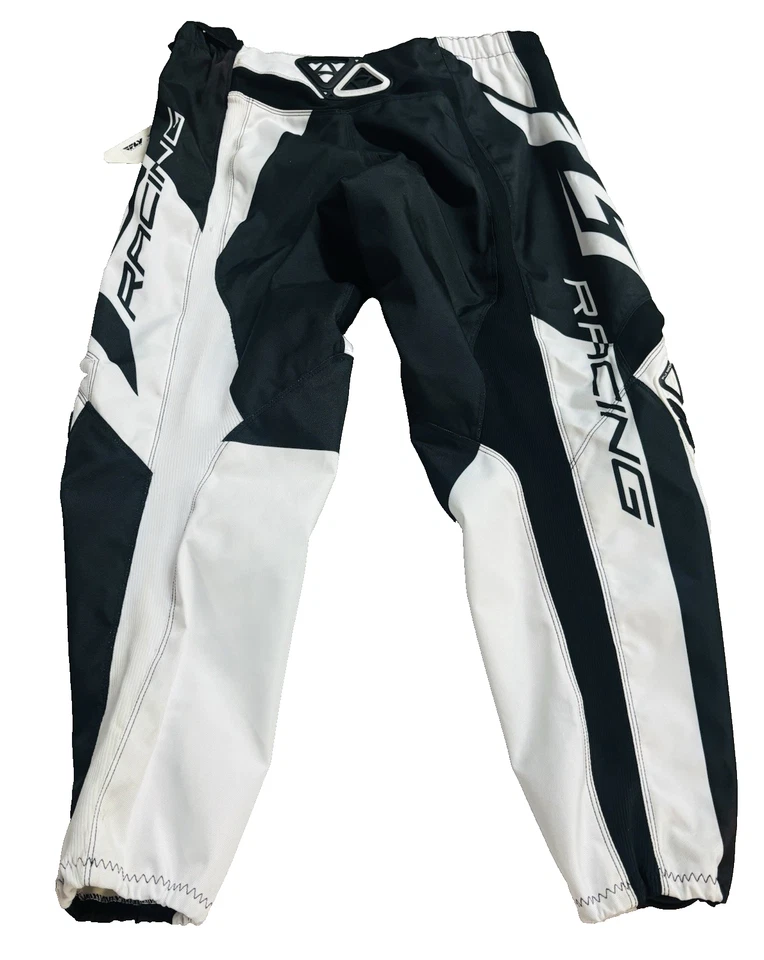 Fly Racing - Pantalones F16 Negro/Blanco Talla 38 BMX - MTB # 3699038 - NOS Defectos Foto 2 de 4