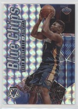 2019-20 Panini Mosaic Blue Chips Silver Mosaic Prizm Zion Williamson #8 hs9