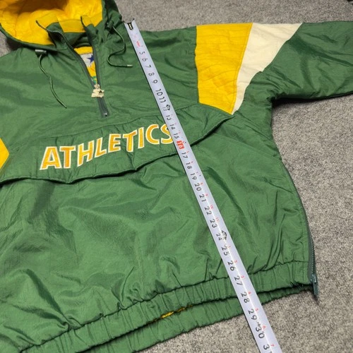 Vintage Starter Oakland A's Athletics Elephant Anorak Puffer Jacket Men Large image 9