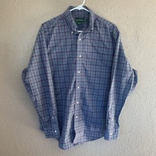 Lauren Ralph Lauren Classic Fit Men  s Long Sleeve XL Button Down Shirt