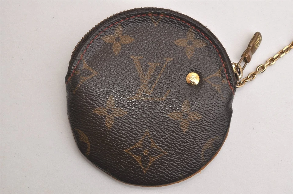 Auth Louis Vuitton Monogram Cherry Porte Monnaie Rond Coin Purse M95043 LV 4206N - Image 3 of 4