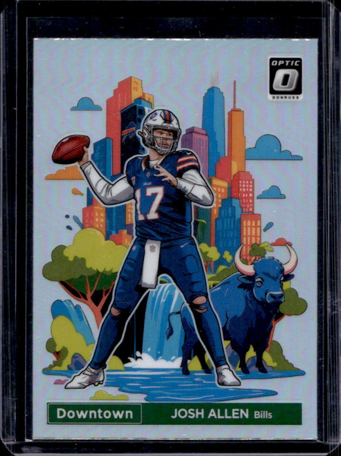 2024 Panini Donruss Optic Josh Allen Downtown! SSP #2 Bills