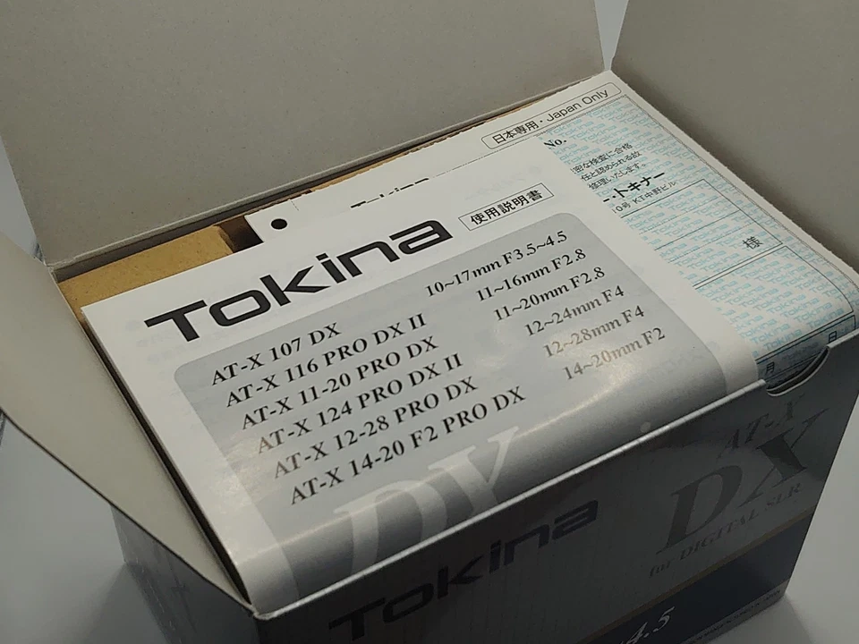 [BRAND NEW] Tokina AT-X 107 DX Fisheye 10-17mm F3.5-4.5 Wide Zoom Lens Nikon F - Image 2 of 4