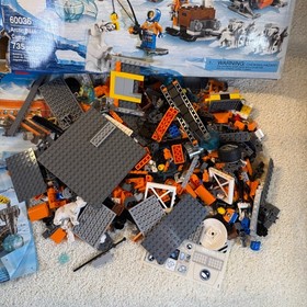 LEGO City 60036 Arctic Base Camp Building Set Instructions Bulk Lot INCOMPLETE