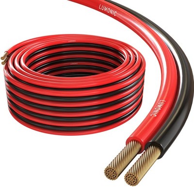 5m Lautsprecherkabel 2x 2,5mm² Rot Schwarz CCA HiFi Boxenkabel Audio Zwillingsle