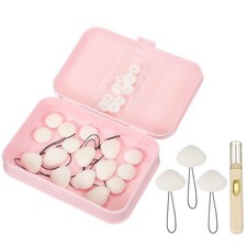 8 Pcs Duvet Cover Pins Clips to Hold Comforter Inside, Beige Cloud 