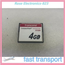 TS4GCF220I CF220I Transcend CompactFlash 4GB Industrial Grade Card Used