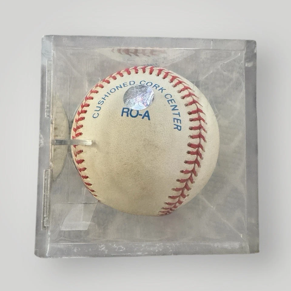 Бейсбольный мяч с автографом Эла Калина из Зала славы Detroit Tigers! - Изображение 2 из 3