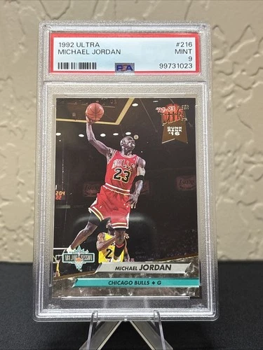1992 FLEER ULTRA #216 MICHAEL JORDAN PSA 9 MINT