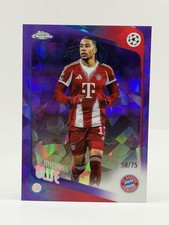 MICHAEL OLISE - 2025-26 Topps Chrome UEFA Club Soccer - PURPLE SAPPHIRE /75