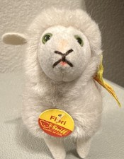 Steiff Flori Sheep Small Stuffed Animal Plush Toy White 1518/11 6-14 in