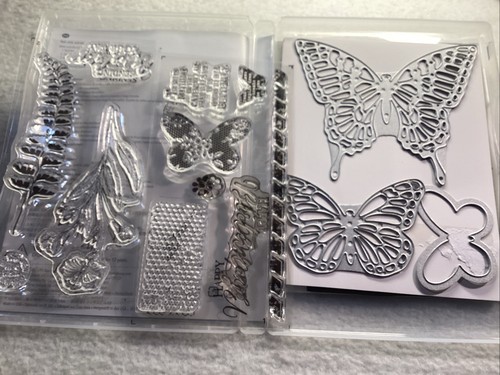 Stampin’ Up! BUTTERFLY BASICS 11 Stamps & BUTTERFLIES Framelits 3 pc ...