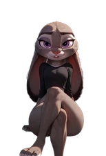 Judy Hopps Zootopia Vinyl Car Decal Sticker 7" Weatherproof