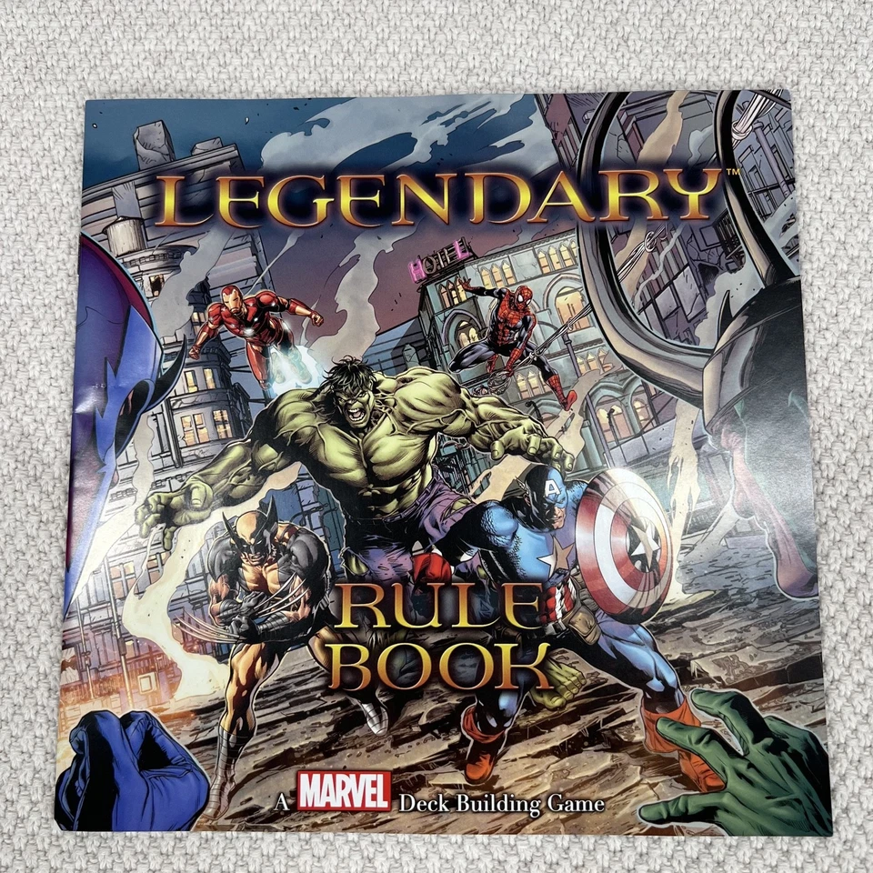 Marvel Legendary Deck Building Core Board Game - 560 Cards, Rules, Board, Box - Image 4 of 4