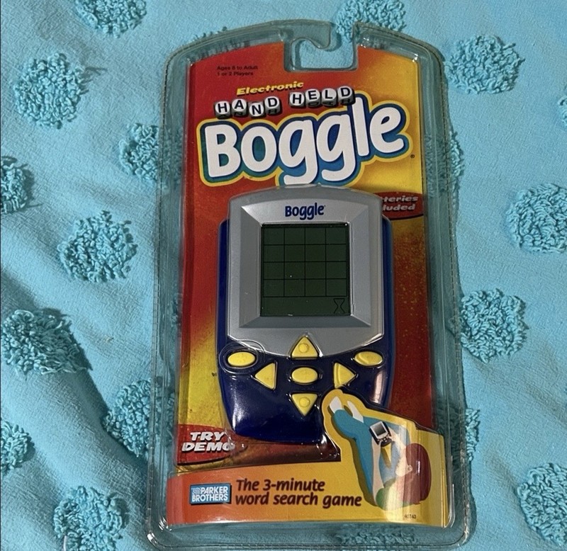 NIP 2002 Hasbro Boggle Electronic Handheld Game