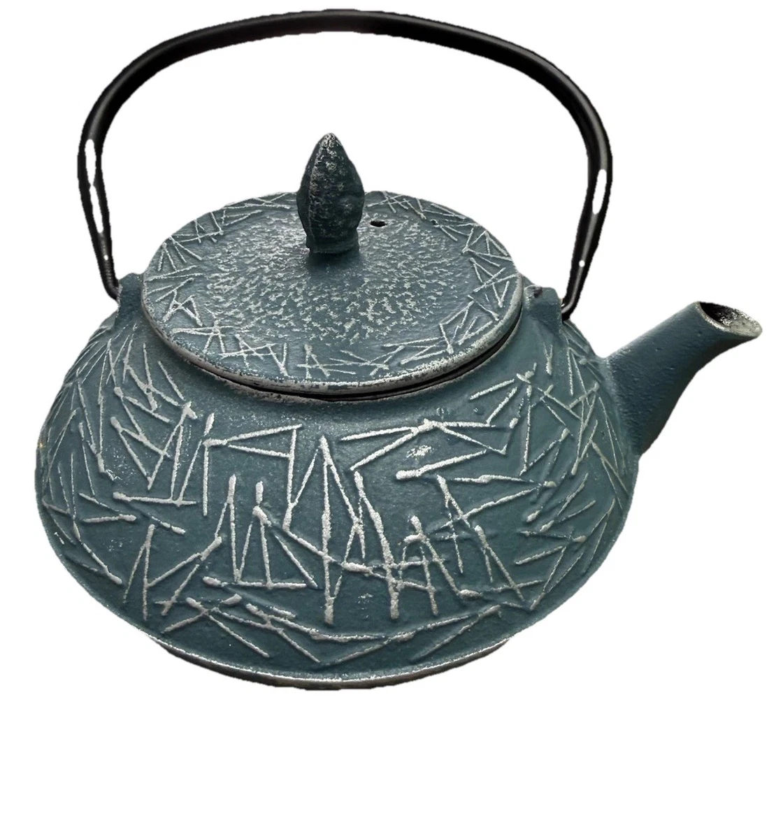 铸铁银色茶壶| eBay