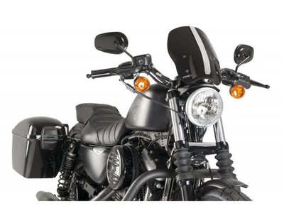 PUIG 9283N (561-06290BK) Windscreen Naked New Gen Black '04-UP XL  (EX 48) - M5