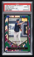 1995 Signature Rookies Future Dynasty Promotional Set Derek Jeter PSA 10 04b0
